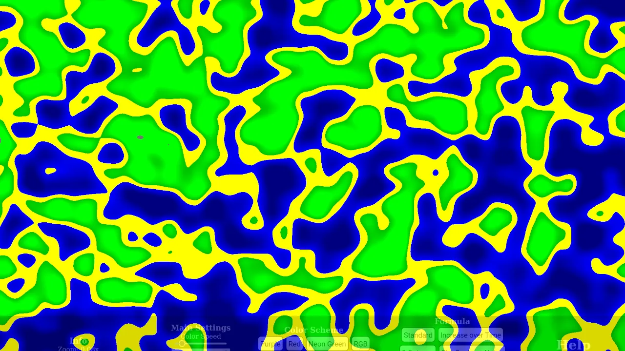 Screenshot, Showing a landscape-like pattern